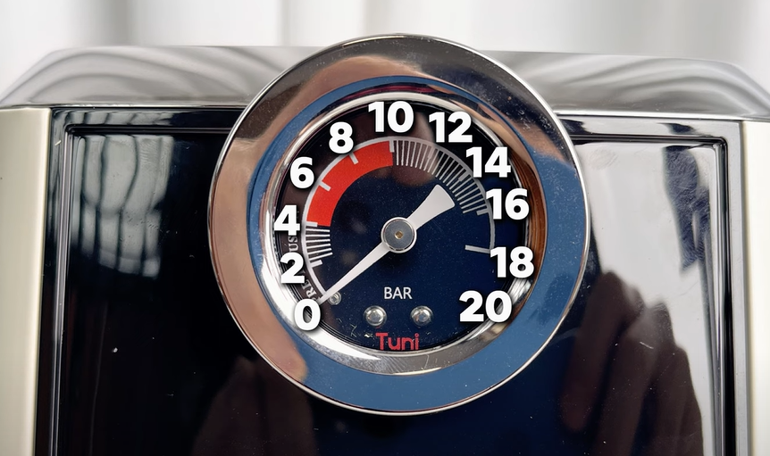 Espresso Machine Guidance: Reach to Ideal Pressure Gauge