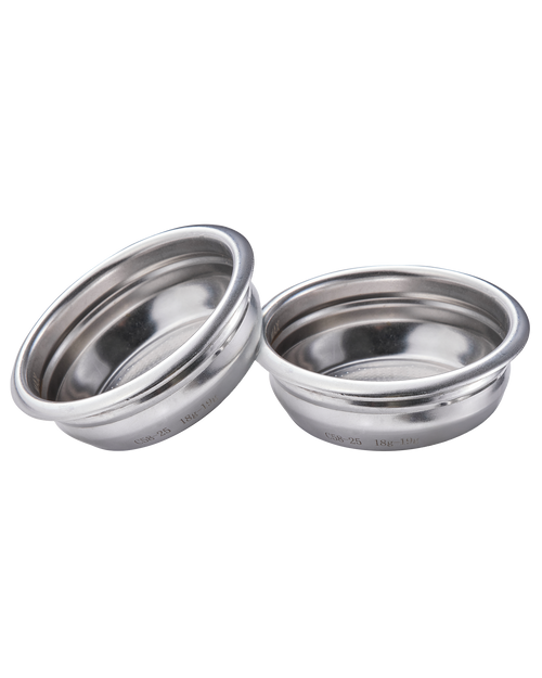 2pcs 58mm Single Wall Filter Basket, 17-18g Non Pressurized Portafilter Basket for E2