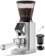 Espresso Machine with Coffee Grinder, Sliver| TUNI Combo