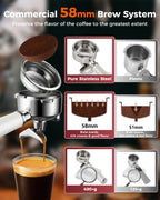 [Upagrade] E2 Espresso Machine Dual Boiler 58mm Brew Head With 20Bar Pump | Tuni