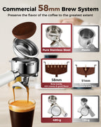 58mm brewing system espresso machine 