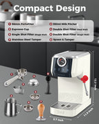 [Upagrade] E2 Espresso Machine Dual Boiler 58mm Brew Head With 20Bar Pump | Tuni