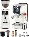 E2 Espresso Machine with G3 Flat Burr Grinder Combo