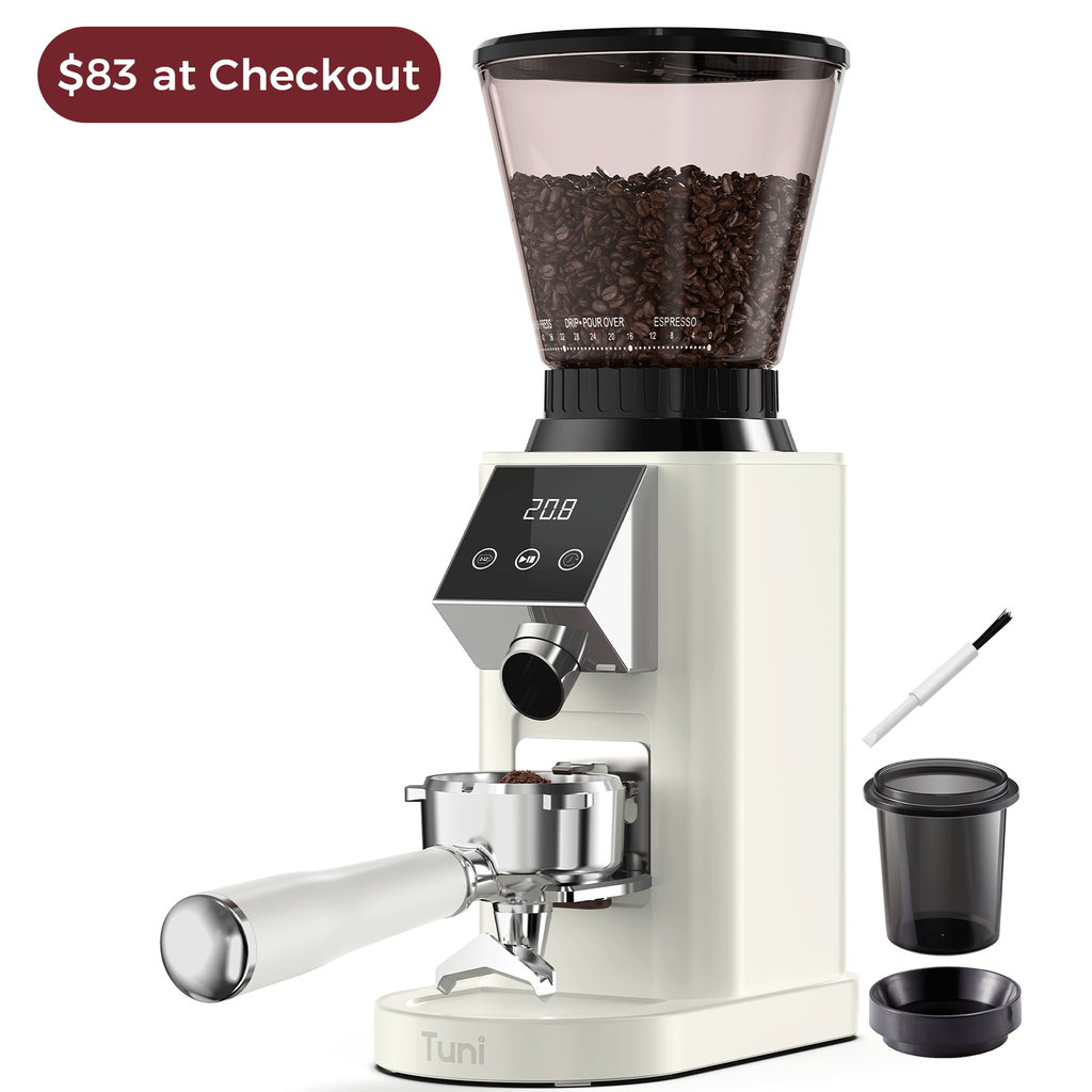 G1-W Conical Burr Grinder, Espresso Grinder for Coffee Bean | 48 Grind Settings | Tuni