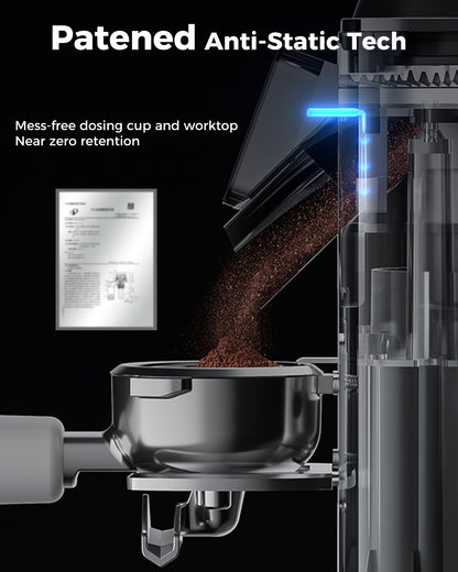 zero retention burr grinder tuni coffee maker